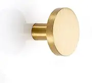 Brass Coat Hook, Wall Mounted Coat Hook Heavy Duty Hanger for Wall Decorative Individual Cloth Hanging Towel Keys Hat (M4*25mm)