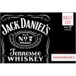 Jack Daniels & No Sugar Cola Can 375mL