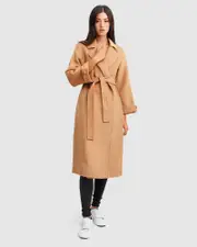 [Belle & Bloom] Stay Wild Oversized Wool Coat - Camel