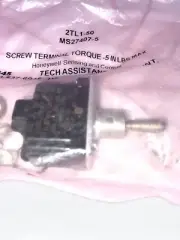 HONEYWELL MICRO SWITCH 2TL1-50 (ON)-ON-ON DPDT SEALED MIL-SPEC TOGGLE SWITCH NEW