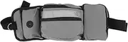 Sturdy Pet Training Waist Pouch Bag, 600D Oxford with PVC Coating, Multiple Pockets, Removable Snack Bag Lining, Reflective Strip for Night Safety, Outdoor Use (Gray)