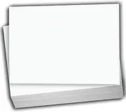 Hamilco White Cardstock - Flat 4 X 6" Heavy Weight 100 lb Card Stock for Printer - 100 Pack