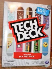 Tech Deck DLX PRO PACK Finger Skateboard 10 PACK NEW
