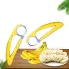 Stainless Steel Banana Slicer Banana Fruit Divider Ham Sausage Cutting Fruit-x