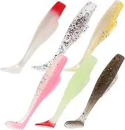 Mikinona 1Set Reusable Soft Fishing Baits Realistic Artificial Fishing Lures for Freshwater and Saltwater Durable Fishing Equipment for Outdoor Fishing Activities