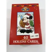 Vintage Mickey Mouse Christmas Greeting Cards Holiday Envelopes 40 Assorted New