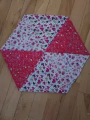 VALENTINES DAY TABLE TOPPER HANDMADE NEWLY MADE ONE OF A KIND #5