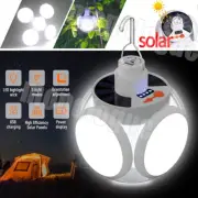 Waterproof Solar LED Torch USB Rechargeable Night Light Camping Lamp Emergency
