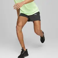 在飛比找Yahoo奇摩購物中心優惠-PUMA 短褲 慢跑系列 RUN FAV 5吋短風褲 黑 男