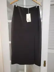 COS SPARKLY TEXTURED PENCIL SKIRT SIZE MEDIUM BLACK NWT $135
