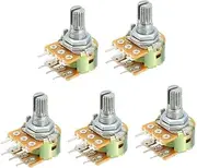 XYWHPGV WH148 10K Ohm Variable Resistors Dual Turn Rotary Carbon Film Taper Potentiometer 5pcs(0773b adbb8 ca8d1 bba9d 1b0ac 4a88e