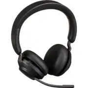 Jabra Evolve2 65 Stereo Wireless On-Ear Headset with Stand ( USB Type-C, Black)