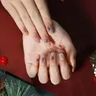 Christmas press on nails Size M