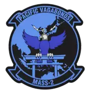 Officially Licensed MASS-2 Pacific Vagabonds Blue PVC Patch