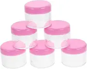 DRESSOOS Leakproof Mini Plastic Containers Small Jars Lids for Moisturizer Cosmetics Dispensing Bottles