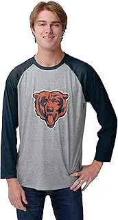 FOCO NFL Mens NFL Team Logo Raglan T-Shirt
