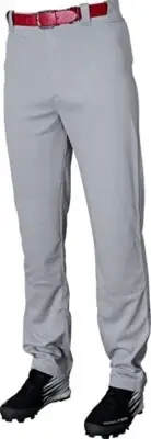 RAWLINGS Mark of a Pro Semi-Relaxed Baseball Pants. Gray. YOUTH MEDIUM