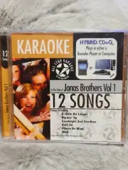 Shelf00o AUDIO CD NEW~karoke- 12 songs- Jonas Brothers vol 1