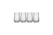 4pc Tempa Esme 450ml Crystal Highball Tumbler Water Cocktail Glassware Cup Clear