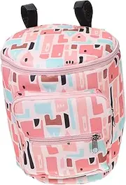 RORPOIR 1pc Stroller Hanging Bag Stroller Storage Pouch for Bottles Diapers More Wide Opening Zipper Organizer Accessory