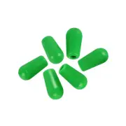 New 6pcs LP Guitar Switch Tip Caps 3 Way Pickup Toggle Switch Tips Knobs Green