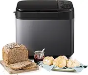 Panasonic YR2540 Fully Automatic Breadmaker, with yeast & nut dispensers, Manual Settings for Bread & Rising, Dual Temperature Sensors, 13 Hours Digital Timer, Gunmetal