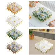 Dried Fruit Plate Nordic Stylish Compartments Appetizer Serving Tray Fruit Bowl