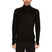 100% Merino Wool - Men’s Midweight Quarter Zip - Warm Pullover - Midlayer - B...