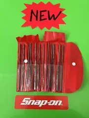 snap-on tools file set ICS mini needle cutting 12 PC NEW USA made
