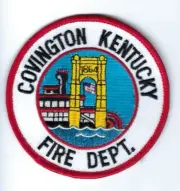 Covington (Kenton County) KY Kentucky Fire Dept. *ROUND* patch - NEW!