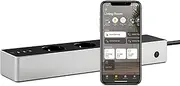 Eve Energy Strip - Connected Power Strip with Consumption Meter, Lightning, Surge and overcurrent Protection, and Apple HomeKit Technology