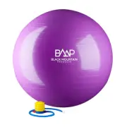 Black Mountain Products 2000-Pound Anti Burst Exercise Stability Ball with Pump