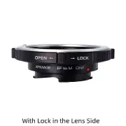 XPimage Locking adapter for EF Mount Lens to Leica M M11 M9P M10P M240P Camera
