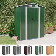 Garden Shed Galvanised Steel Outdoor Storage Shed House Multi Colours vidaXL