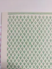 Dollhouse Hermes Mini Wallpaper 1:12 Scale. with Border. Bittersweet. (Aged,)