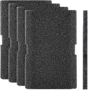 YOCDNOV Pack of 4 Dryer Filters, Sponge Filter Mat, Condenser Dryer, Lint Filter, Foam Filter, Sponge, Filter Dryer, for Tumble Dryers, Heat Pump Dryers (24 x 15 x 1 cm)