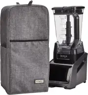 Blender Dust Cover with Accessory Pocket Compatible with Ninja Foodi, Grey