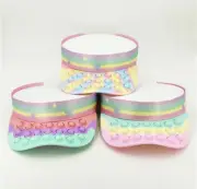 Pop Popper Fidget Toy Sun Hat Visor Push It Poppet Bubble Autism Anxiety Relief