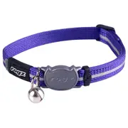 Rogz Alleycat Adjustable Safeloc Cat Collar Purple 11mm
