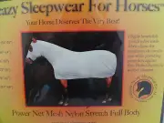 New Sleazy Sleepwear Full Body Horse Zipper Power Net Mesh Fly Nylon Sheet Hood