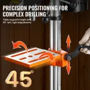 254mm Benchtop Drill Press 5102430RPM High Precision Tabletop Drill Machine