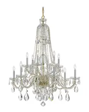 Crystorama 12-Light Traditional Crystal Chandelier NoSize NoColor