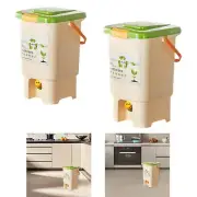 Counter Compost Bin Accessories Large Capacity with Handle Composting Bucket for