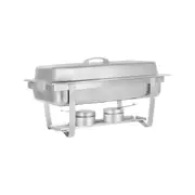 Chef Inox Deluxe Stackable Economy Rectangular 1/1 Size Chafer