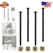 Versatile Adjustable Desk Legs, 4-Piece Set, 24-40 Inch for Modern Furniture