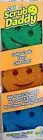 Scrub Daddy Colors Non-Scratch FlexTexture Sponge Multi-Color 3 PACK