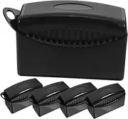 Mikinona 5pcs Automobile Tire Brush Caravan Accessories and Caravan Equipment Wax Applicator Pads Wax Applicator Pad Plastic Black