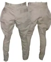 Gray Horse Riding Baggy Breeches for Mens Hinting Trousers Polo Sports Pants