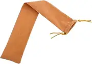 ibasenice 10inch Velvet Fan Storage Bag With Drawstring Hand Fan Organizer Portable Folding Hand Fan Pouches Protective Handheld Fan Covers For Travel Office Outdoor Party Favor Bags