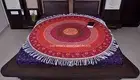 MANDALA TAPESTRY WALL HANGING INDIAN TABLE THROW ROUND BEACH THROW YOGA MAT BOHO